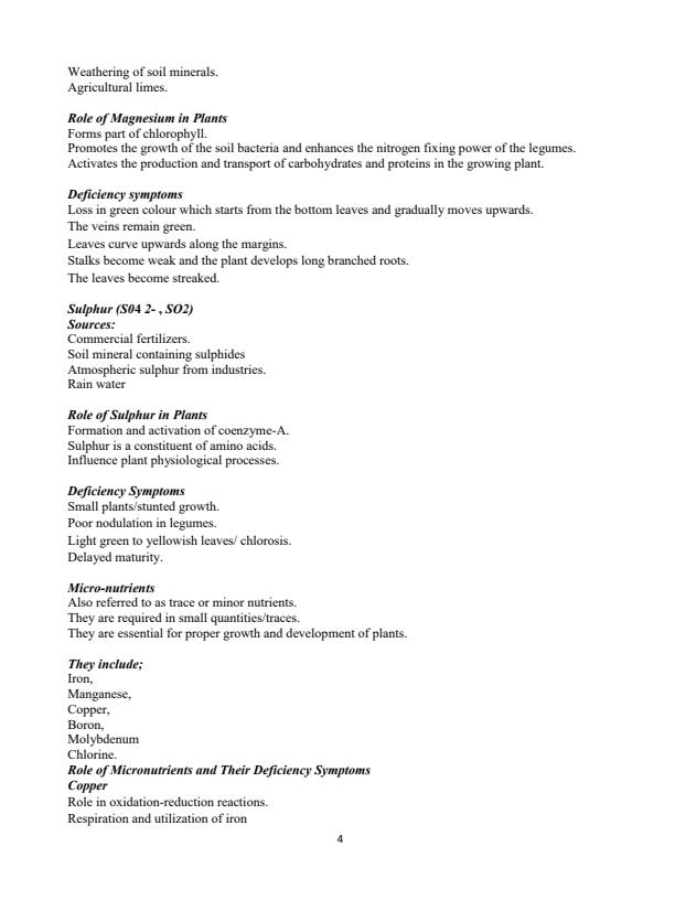 Page 4 – Form 2 Agriculture Notes – Kenyaplex
