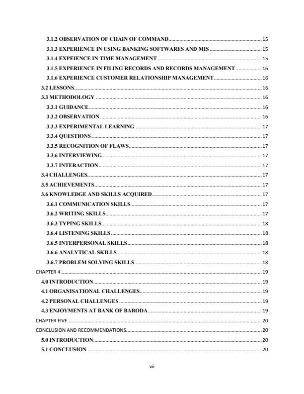 Page 2 – Industrial Attachment Report at Bank of Baroda, Nakuru Branch – Kenyaplex