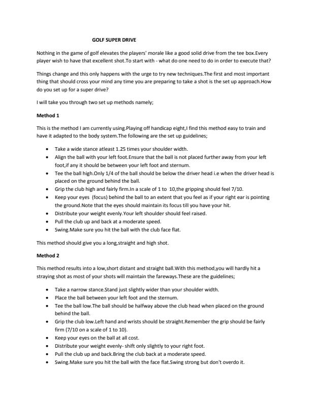 Page 1 – Golf Super Drive – Kenyaplex