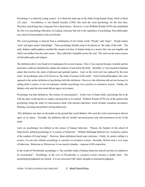 Page 2 – Educational Psychology Notes – Kenyaplex