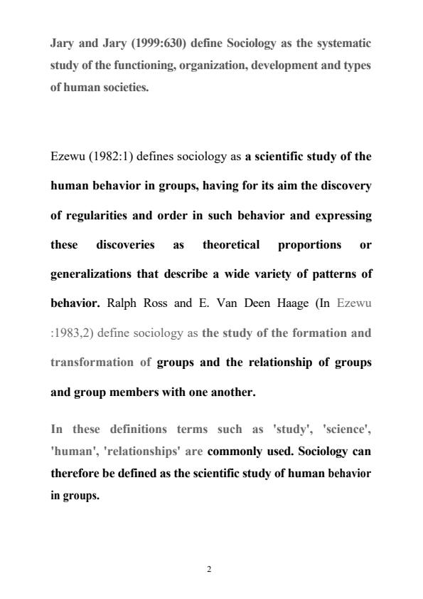 Page 2 – EDE 411: Sociology of Education Notes – Kenyaplex