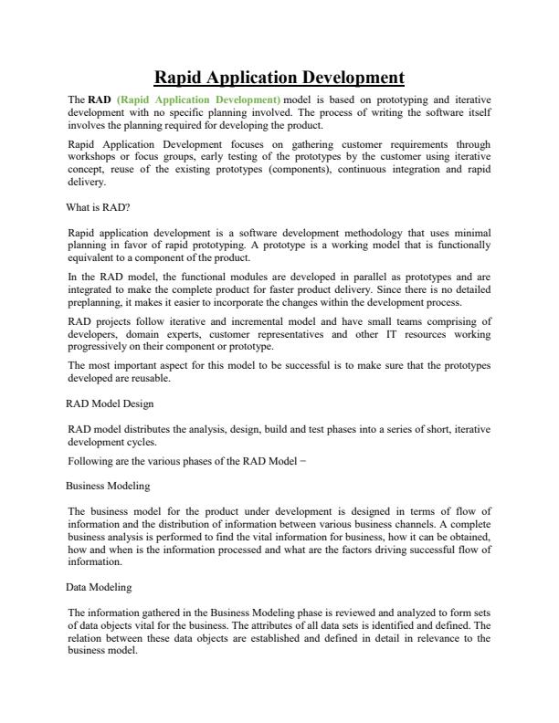 Page 1 – BCIT 2112: System Analysis and Design Notes – Kenyaplex