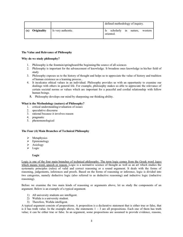 Page 3 – EDF 111: Philosophy of Education Notes – Kenyaplex