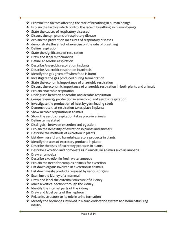 Page 4 – Well Researched Form 2 Biology Notes – Kenyaplex