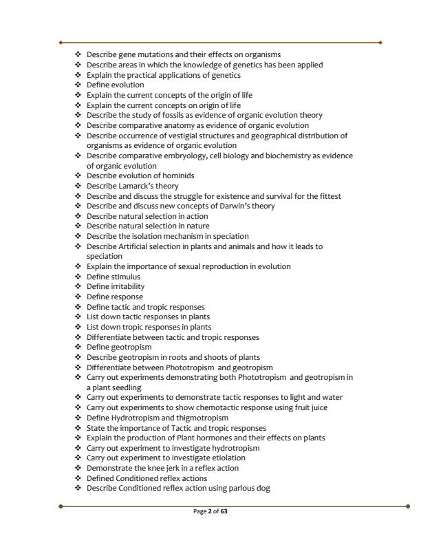 Page 2 – Well Researched Form 4 Biology Notes – Kenyaplex