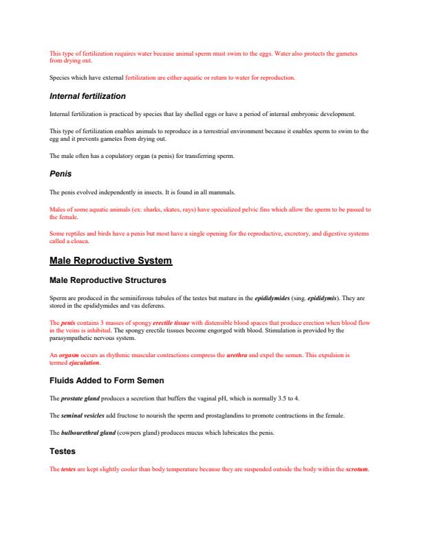 Page 2 – Animal Anatomy and Physiology - Animal Reproduction Notes – Kenyaplex