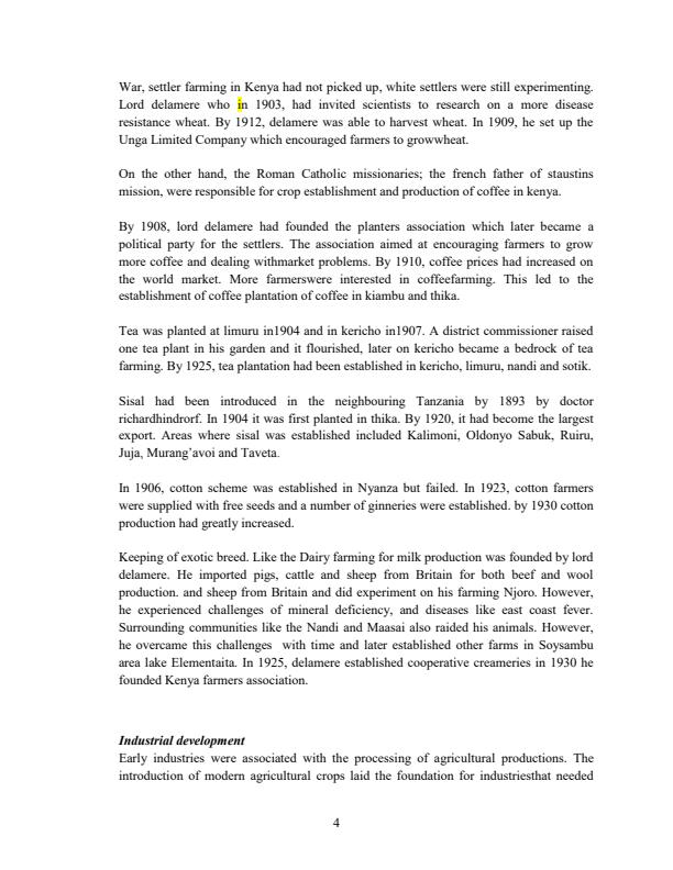 Page 4 – HIS 421: Kenya