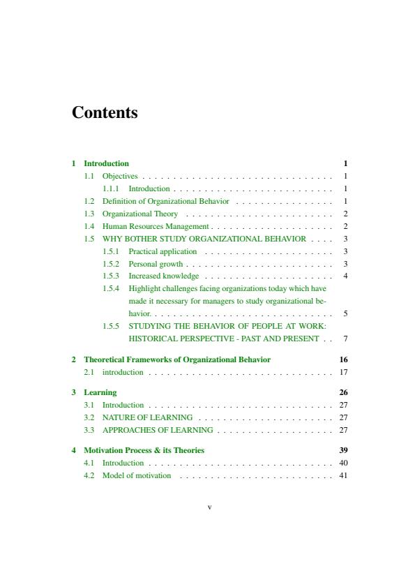 Page 1 – HBC 2209 Organizational Behaviour Notes – Kenyaplex