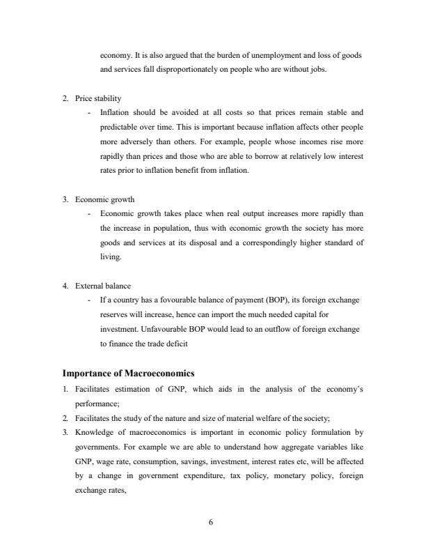 Page 3 – EET 101: Macroeconomic Theory 1 Notes – Kenyaplex