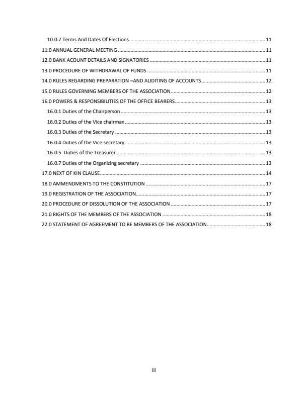 Page 2 – Comprehensive Constitution of  A Welfare Association  – Kenyaplex