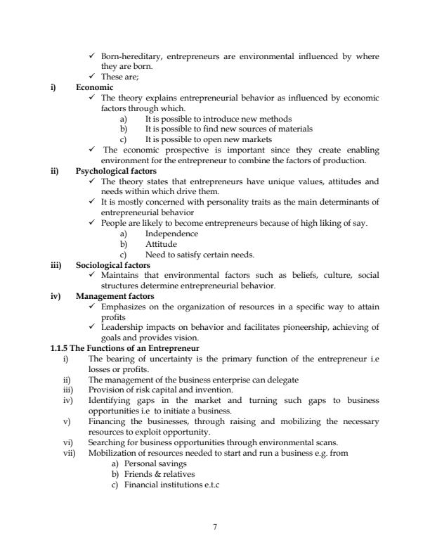 Page 4 – ECU 005: Entrepreneurship Notes – Kenyaplex