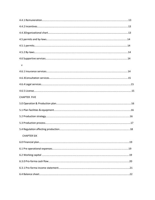 Page 3 – Business Plan: Diploma in Agriculture - Project Planning – Kenyaplex