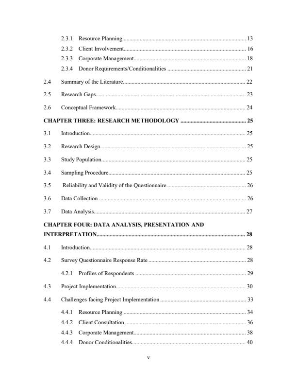 Page 2 – Sample MBA research project: Challenges facing project implementation in selected public sector organizations in Kenya – Kenyaplex