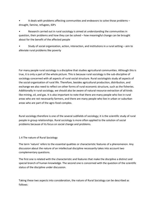 Page 3 – ASC 205: Introduction to Rural Sociology Notes – Kenyaplex