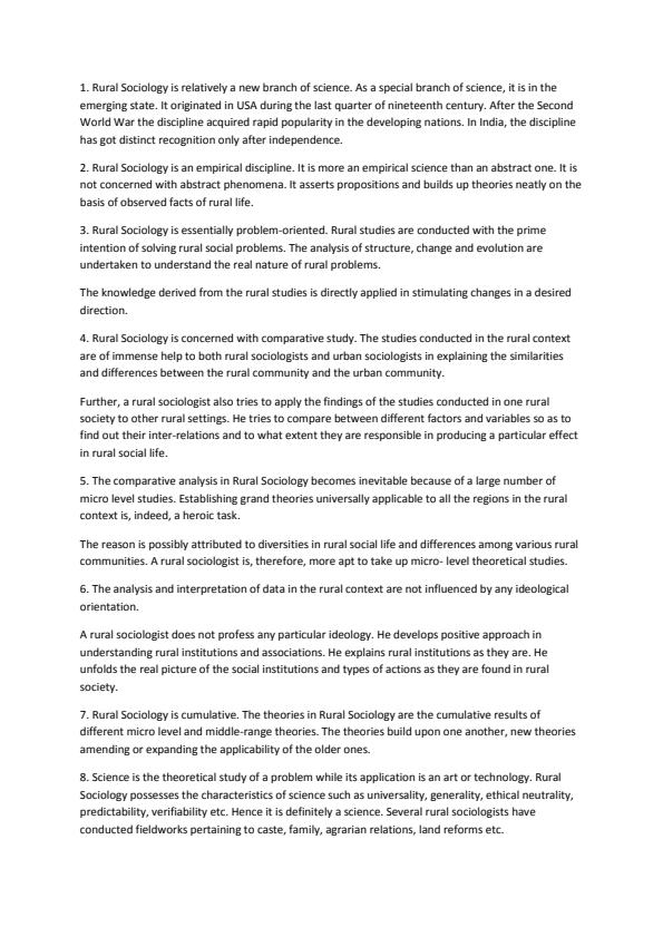 Page 4 – ASC 205: Introduction to Rural Sociology Notes – Kenyaplex