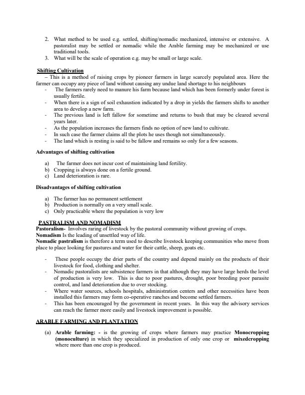 Page 3 – Diploma in Agriculture: Crop Production Notes First Year – Kenyaplex