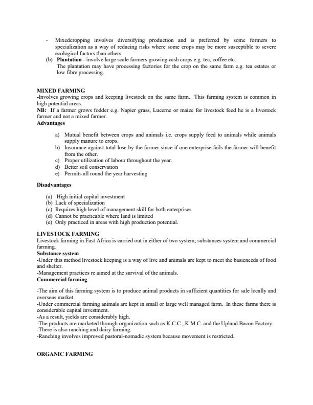 Page 4 – Diploma in Agriculture: Crop Production Notes First Year – Kenyaplex
