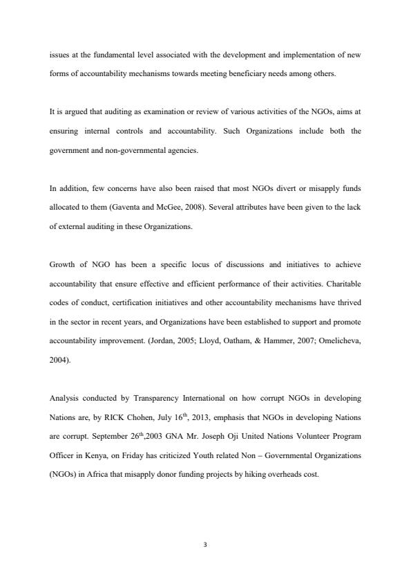 Page 3 – The impact of external audit in accountability of non-governmental organizations – Kenyaplex