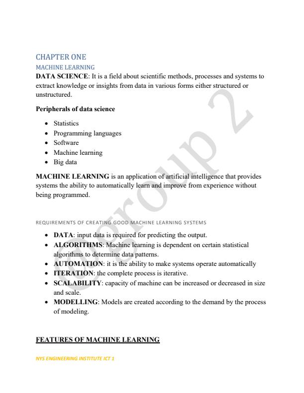 Page 3 – Virtual Reality and Artificial Intelligence ;Second Year Computer Applications Notes – Kenyaplex