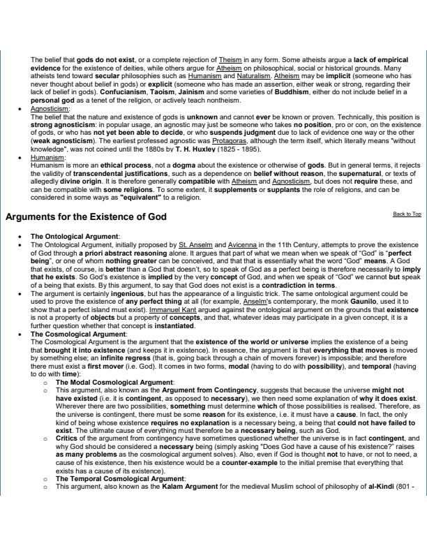 Page 3 – Philosophy of Religion Notes – Kenyaplex