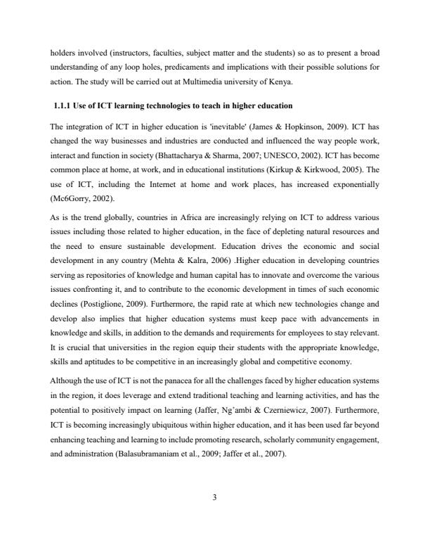 Page 3 – How technology has been employed to manage large population of learners. Case study of Multimedia University. – Kenyaplex