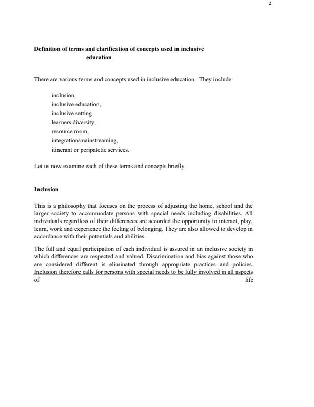 Page 2 – Eps 402: Inclusive Education Notes – Kenyaplex