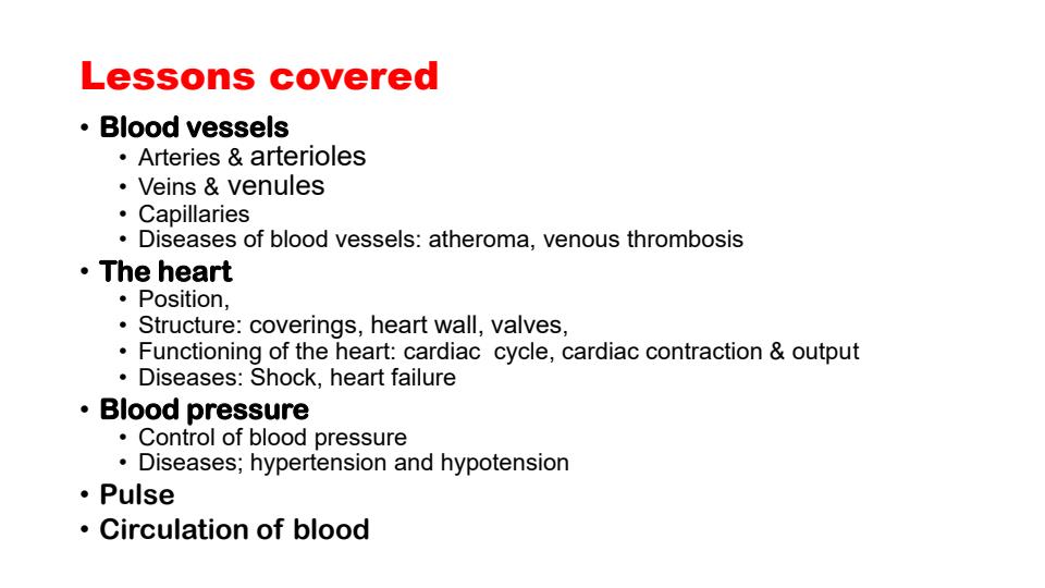 Page 1 – Anatomy and Physiology of Cardiovascular System – Kenyaplex
