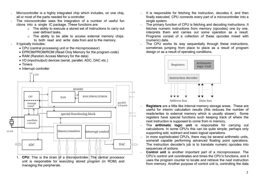 Page 3 – Diploma in Electrical and Electronics Engineering Microcontroller Technology Notes – Kenyaplex
