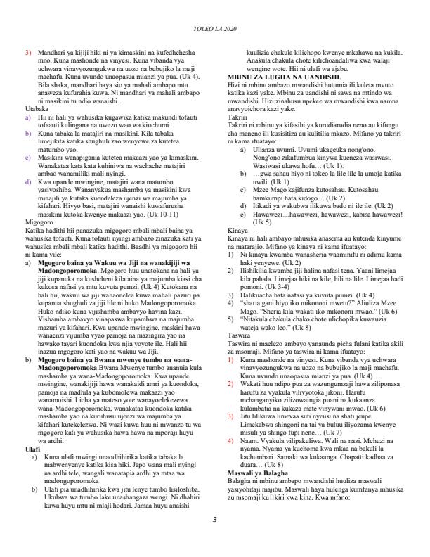 Page 3 – Tumbo Lisilishiba: Mwongozo 2020 – Kenyaplex