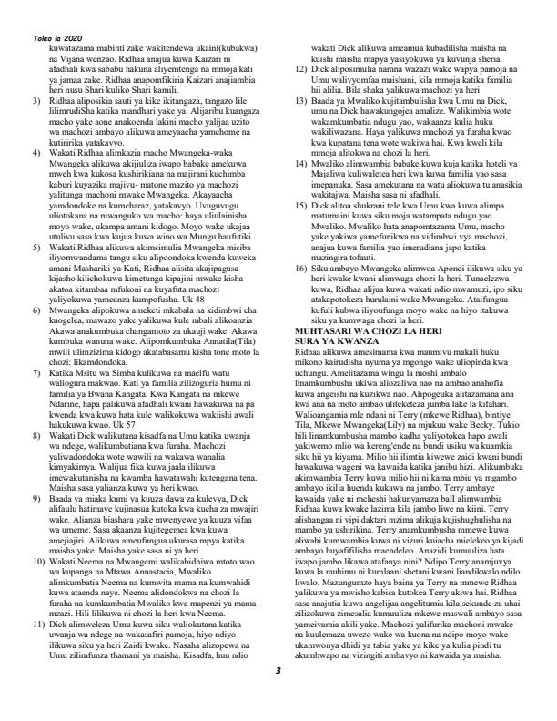 Page 3 – Chozi La Heri: Mwongozo 2020 – Kenyaplex