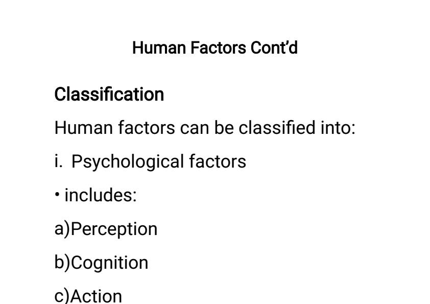 Page 2 – Discusses various human factors that influence way human interact with computer – Kenyaplex