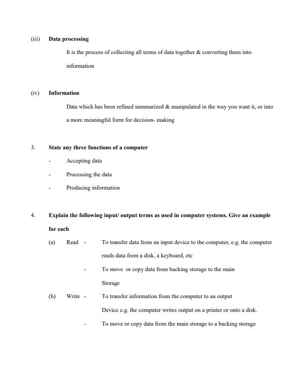 Page 2 – KCSE Computer Studies Revision Booklet – Kenyaplex