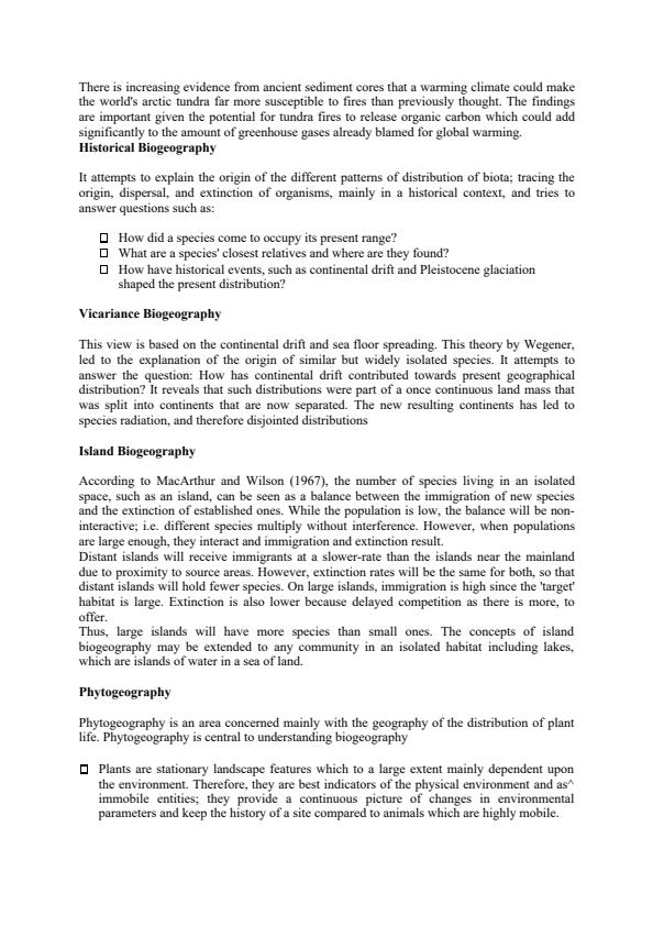 Page 3 – BHU2210: Biogeography Notes – Kenyaplex