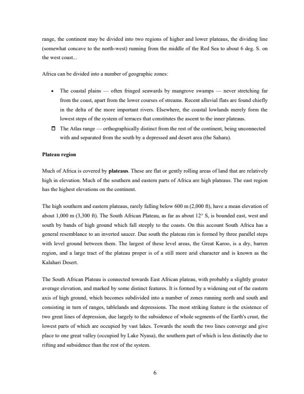 Page 4 – BHU 3120: Geography of Africa Notes – Kenyaplex
