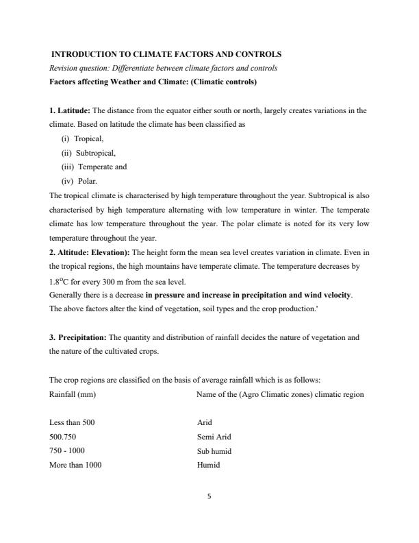 Page 1 – BHU 2102: Climatology Notes – Kenyaplex