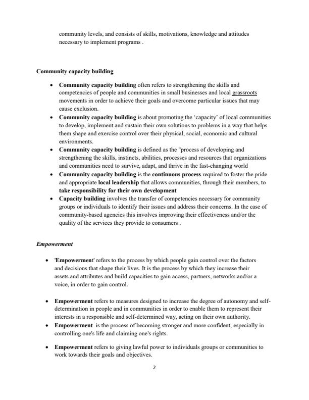 Page 2 – Community capacity building and empowerment notes module 1 – Kenyaplex
