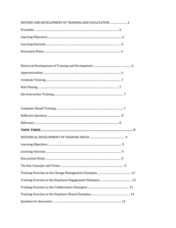 Page 2 – Training and Facilitation Notes – Kenyaplex