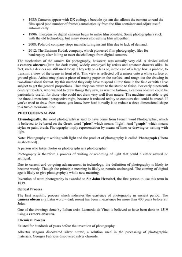 Page 2 – AMT 311: Photojournalism Notes – Kenyaplex