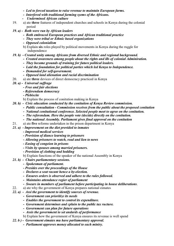 Page 3 – KCSE History Revision Booklet – Kenyaplex
