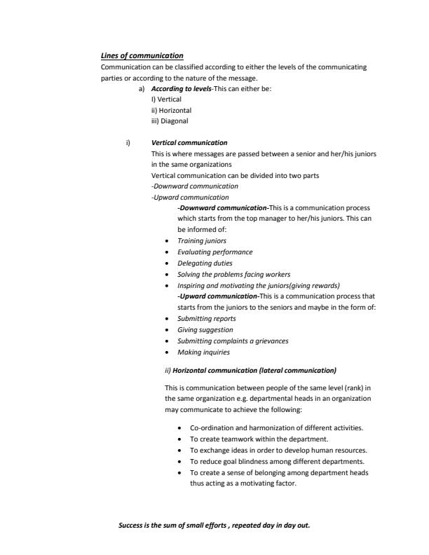 Page 3 – Business Studies Form 2 Notes - All topics – Kenyaplex