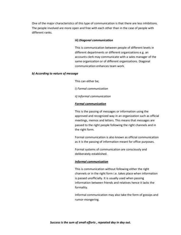 Page 4 – Business Studies Form 2 Notes - All topics – Kenyaplex