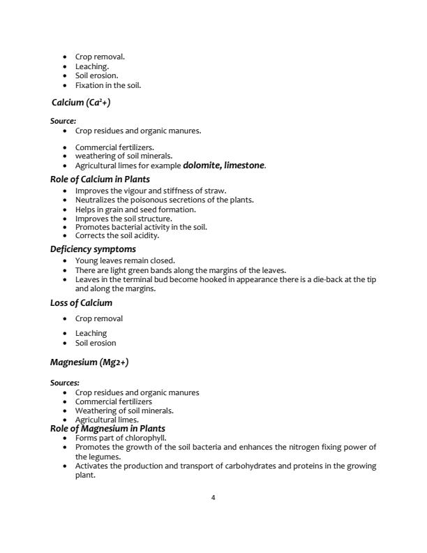 Page 4 – Agriculture Form 2 Notes – Kenyaplex