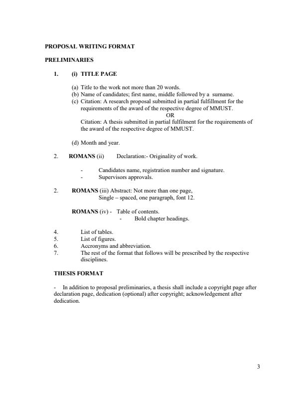 Page 1 – Masters and Doctorate Thesis Proposal Manual – Kenyaplex