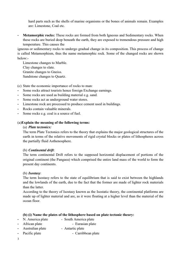 Page 3 – Geography Paper 1 Revision Questions and Answers – Kenyaplex