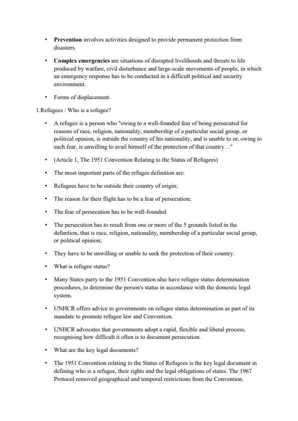 Page 2 – Human Displacement and Management Notes – Kenyaplex