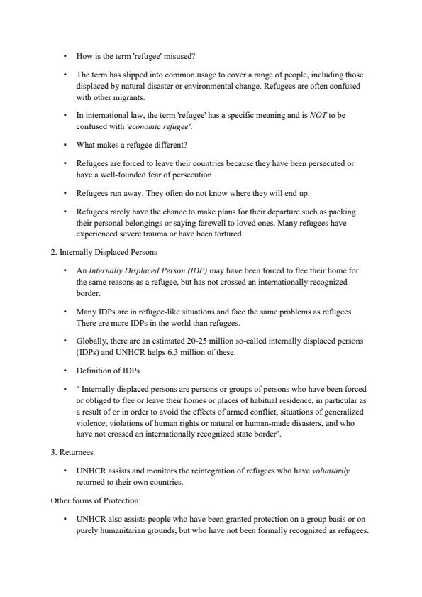 Page 3 – Human Displacement and Management Notes – Kenyaplex