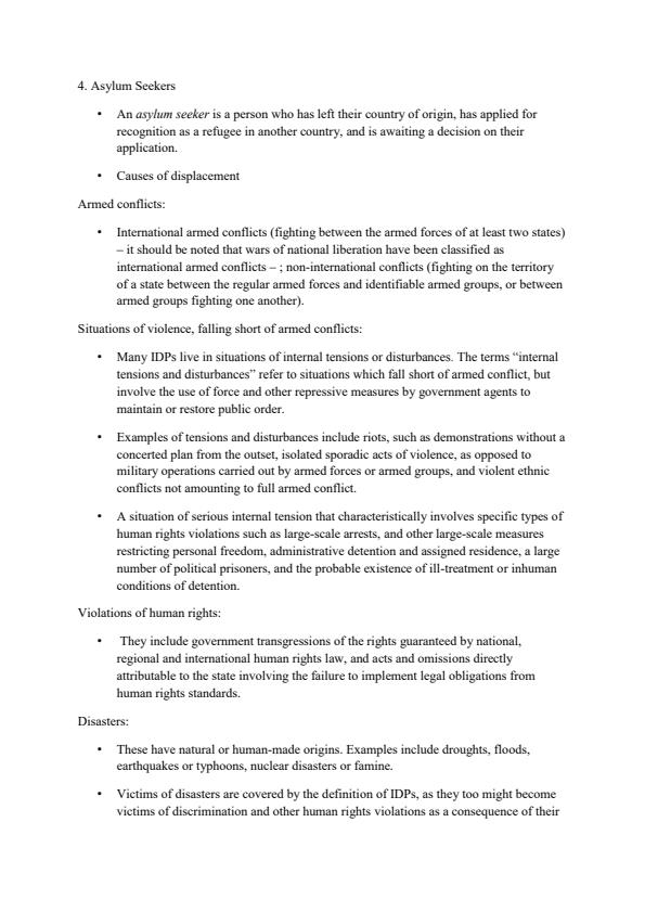 Page 4 – Human Displacement and Management Notes – Kenyaplex