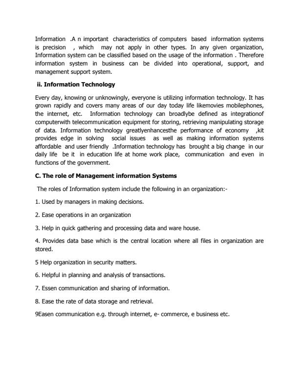 Page 2 – DCM 101: Management Information System Notes – Kenyaplex