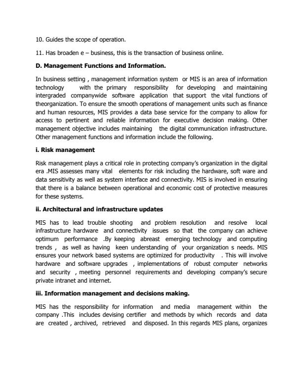 Page 3 – DCM 101: Management Information System Notes – Kenyaplex