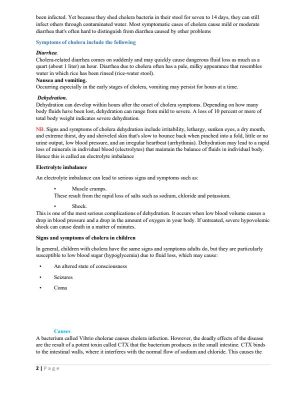 Page 2 – Communicable Diseases Notes – Kenyaplex